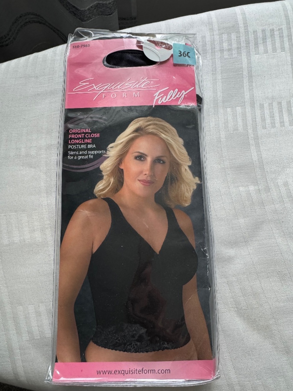 Exquisite Form, Size 36 C, Black, New